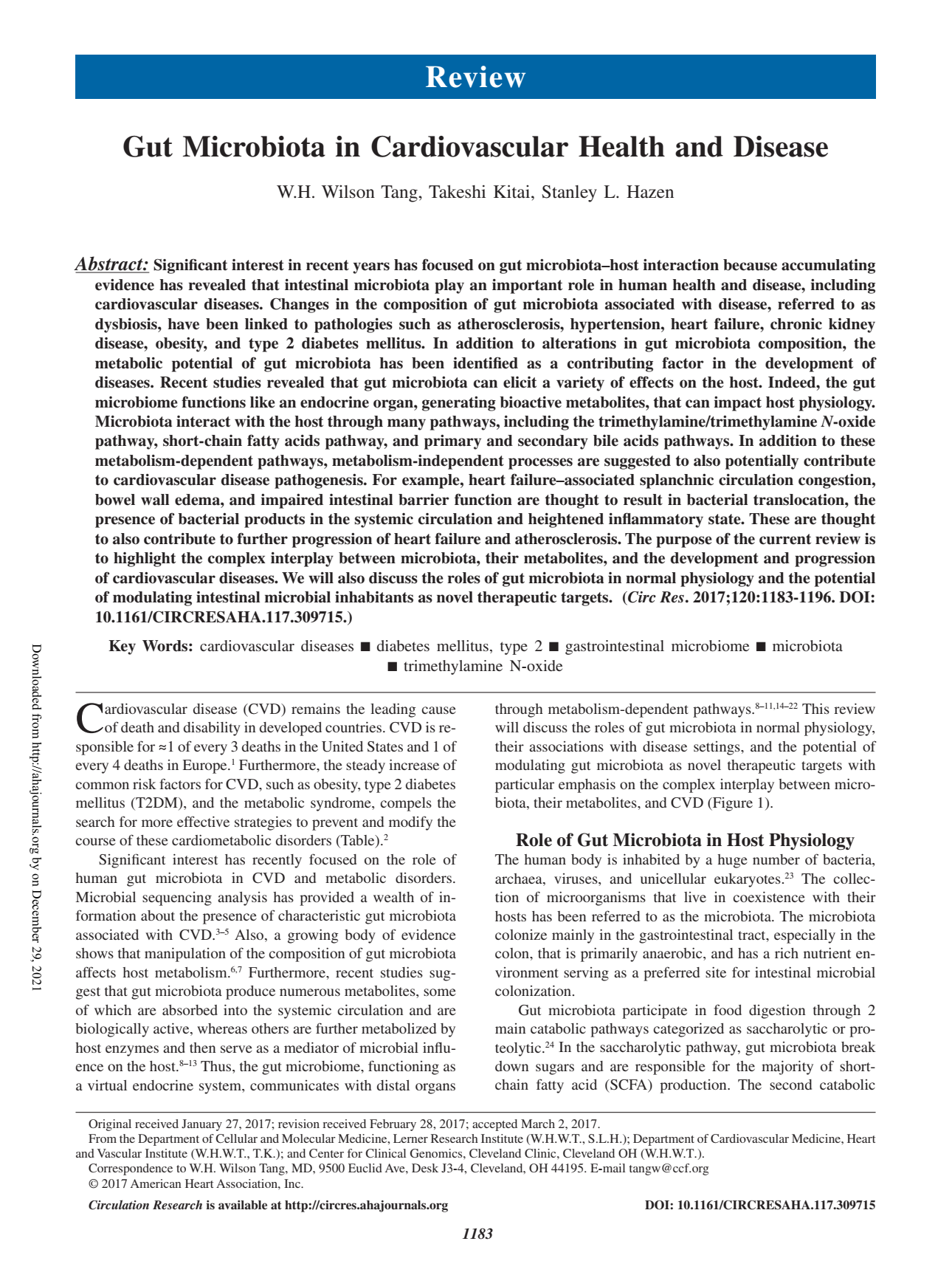 The gut flora as a forgotten organ